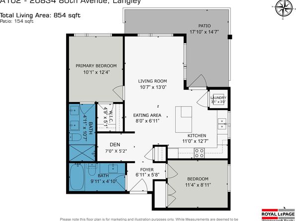 20834 80th Ave #A102, Langley, BC V2Y 3M5