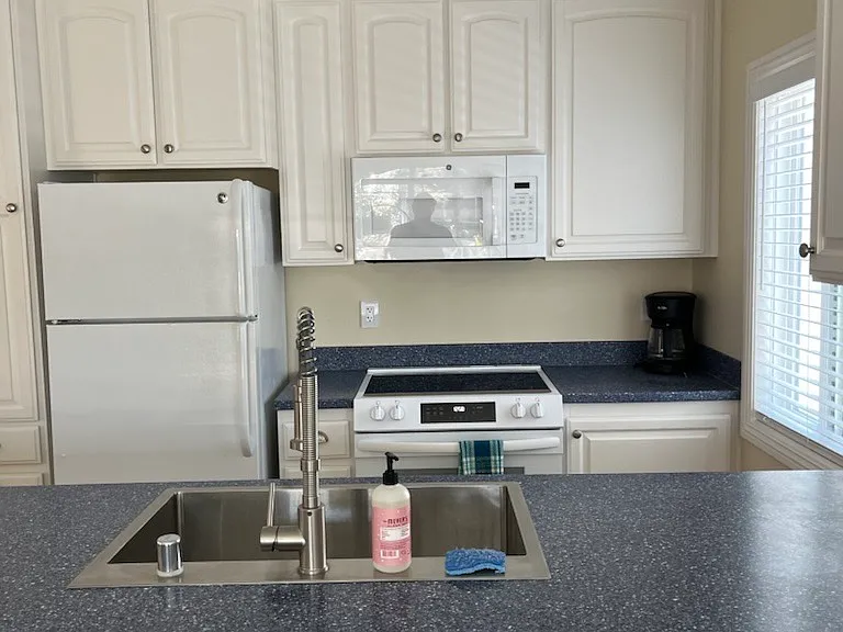 Kitchen island view