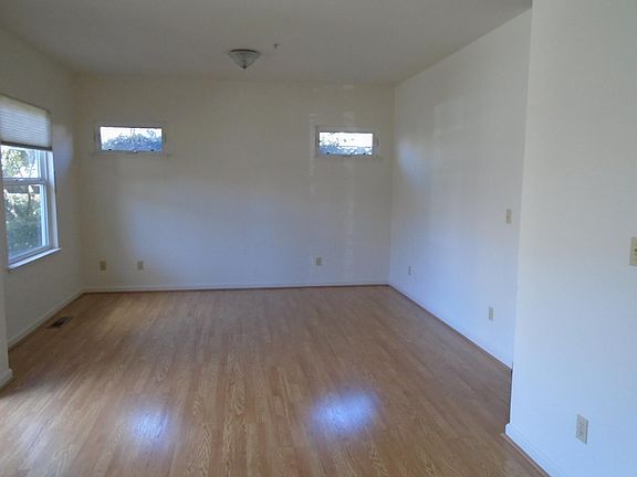 View to living room from dining area