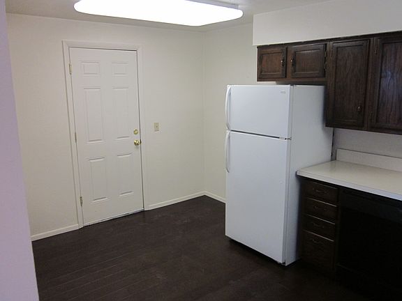 Kitchen and door to garage