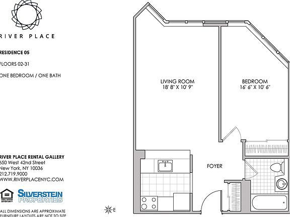 2nd image of 1 River Pl APT 1205