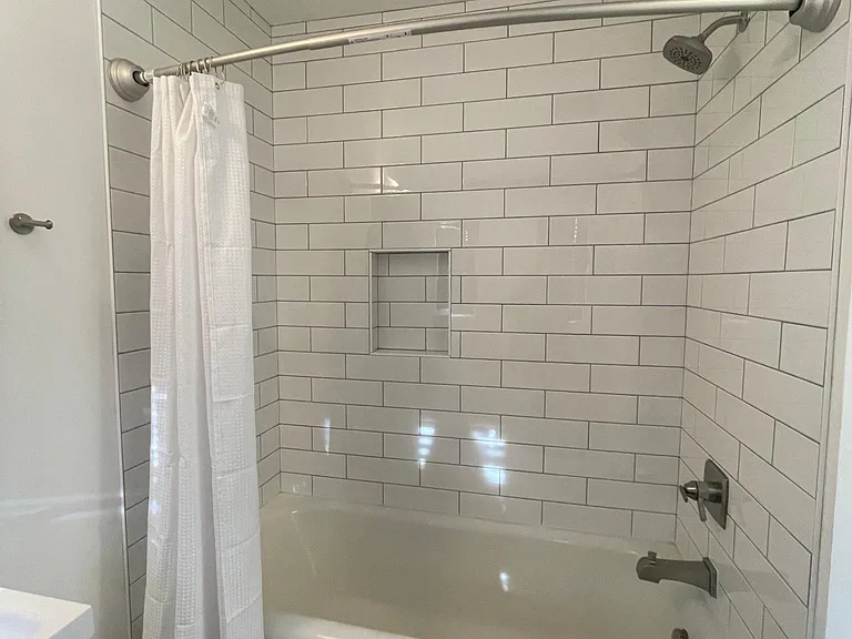 Bathroom Shower, New Tiles and Floor