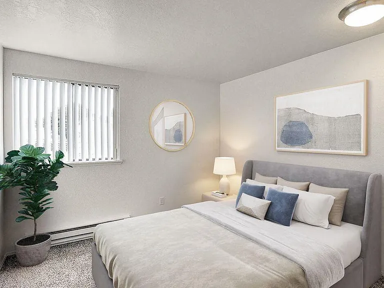BedroomFoothills Apartments Portland OR