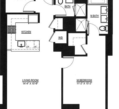 2nd image of 462 W 58th St APT 7E