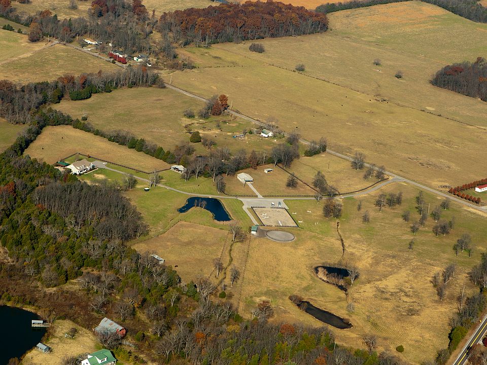Aerial View of Farm