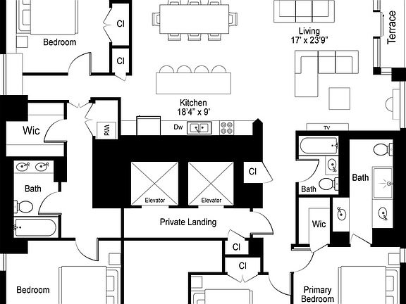2nd image of 22 W 66th St #17