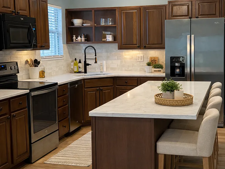 Virtually Staged Kitchen