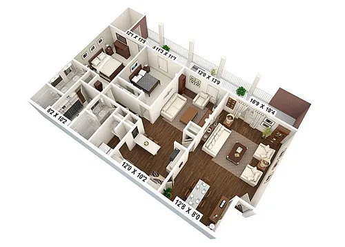 Floor plan The Cheshire