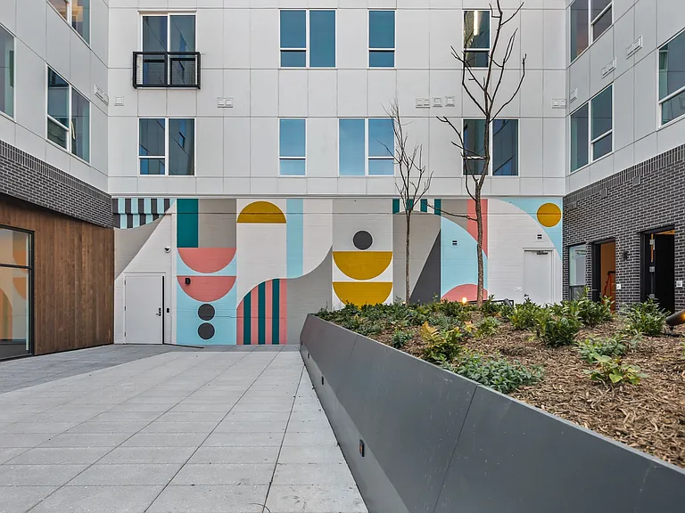 Community Courtyard with Greenspace