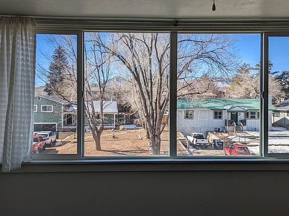 Big bright windows overlooking Holly Ave