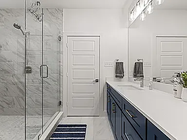 The Master Bathroom.