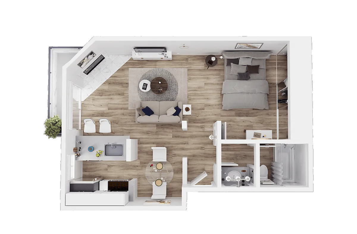 Floor plan Studio