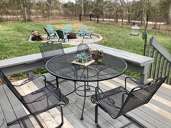 Eating area on back deck