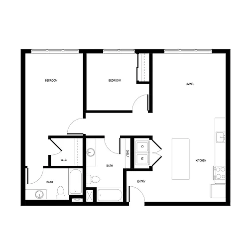 Floor plan 2X2 - E2