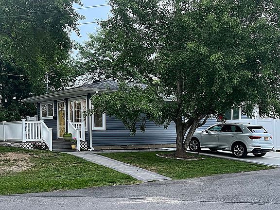 New sidewalk and parking