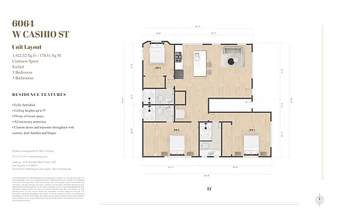 Floor plan Private Ensuite Room at 6064 Co-Living Home