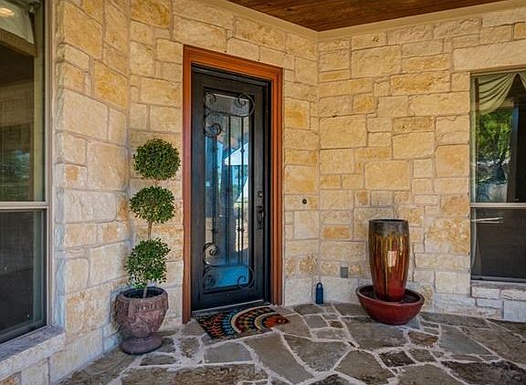 Cantera style entry door.