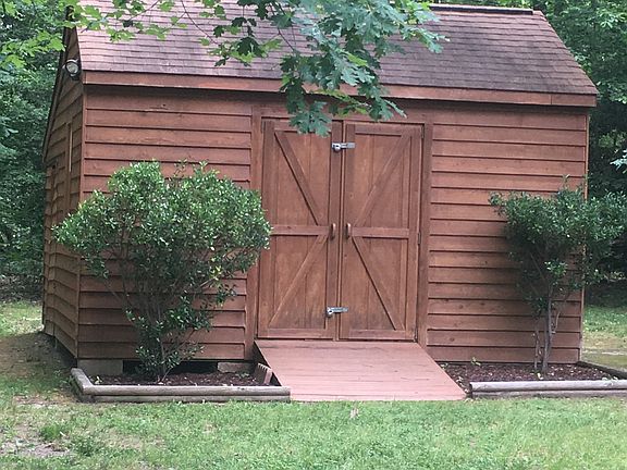 Wired shed with loft