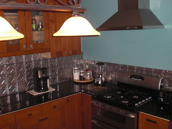 updated stainless steel kitchen