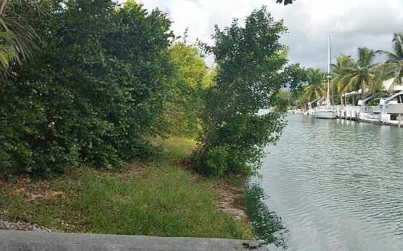 On a deep water canal 