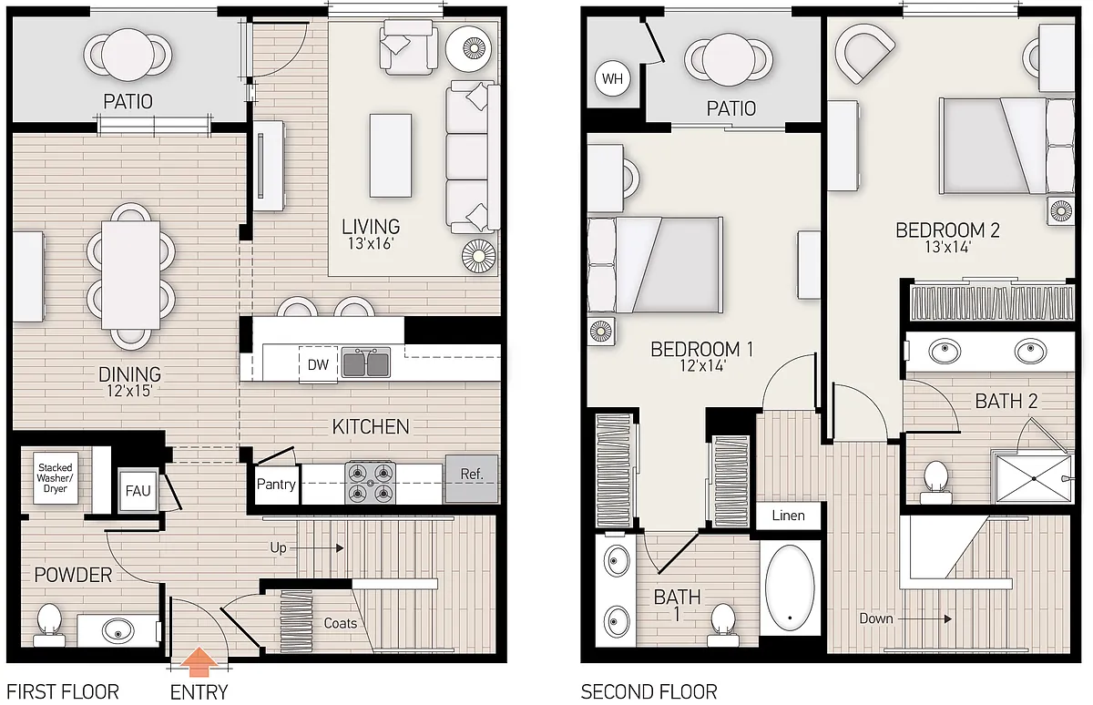 Floor plan Delrey - Plan 50