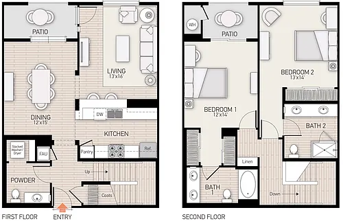 Floor plan Delrey - Plan 50
