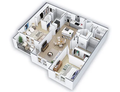 Floor plan B1