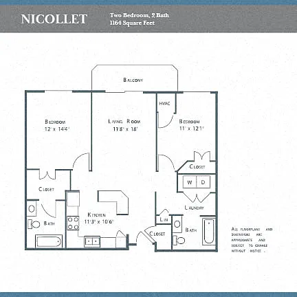 Floor plan Nicollet