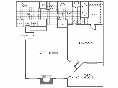 Floor plan 1B
