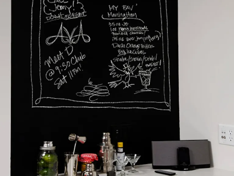 Urban custom decorative chalk wall