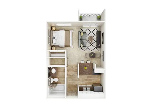 Floor plan Studio