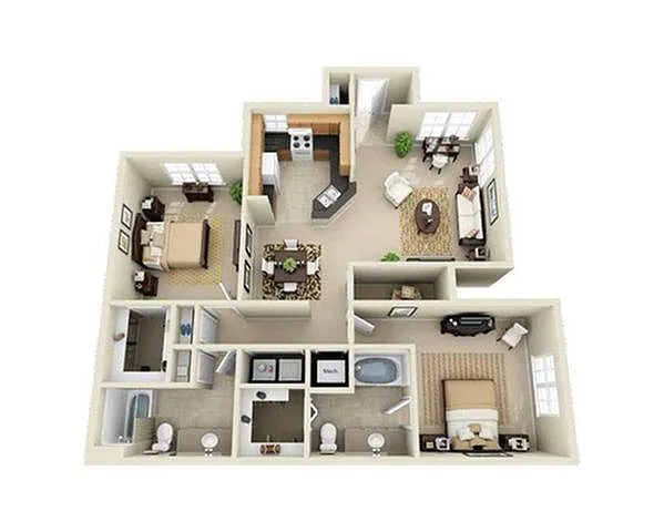 Floor plan B2R