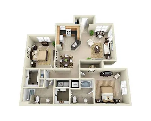 Floor plan B2R