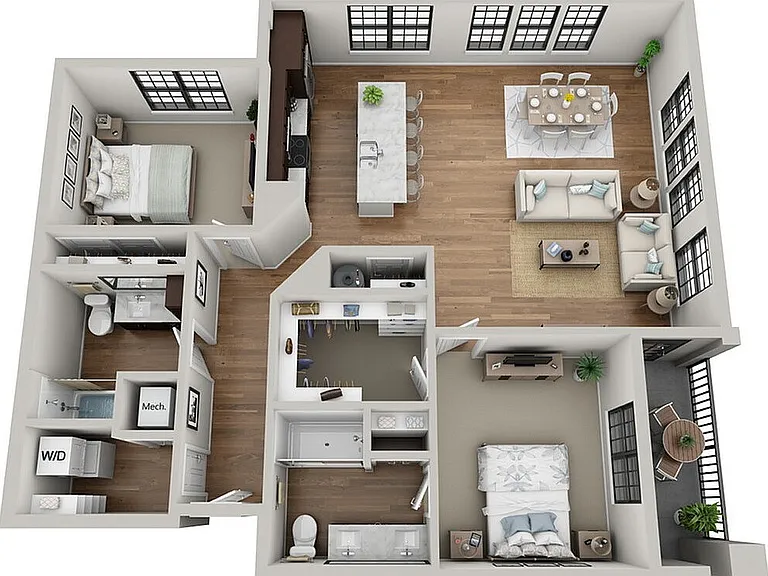 Floor Plan 2G | Arrabelle Apartments | Apartments in Cedarburg, WI Floor Plan 2G | Arrabelle Apartments | Apartments in Cedarburg, WI