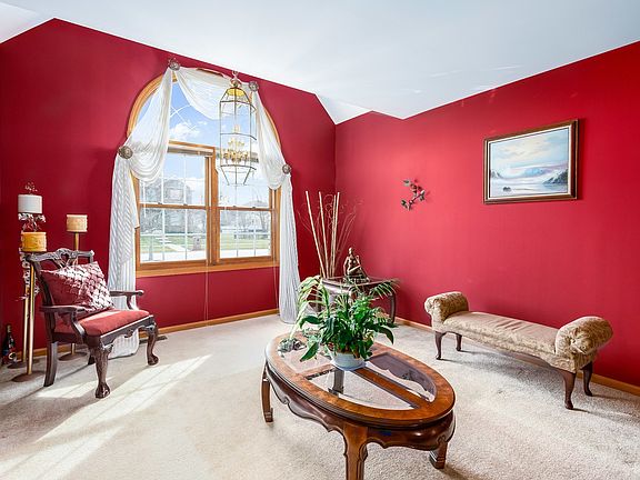 This bright and airy living room features a large