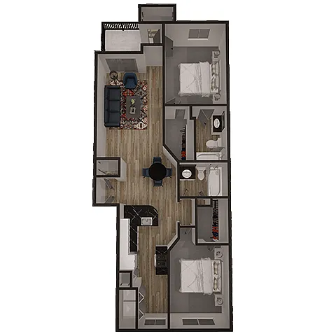 Floor plan 2C