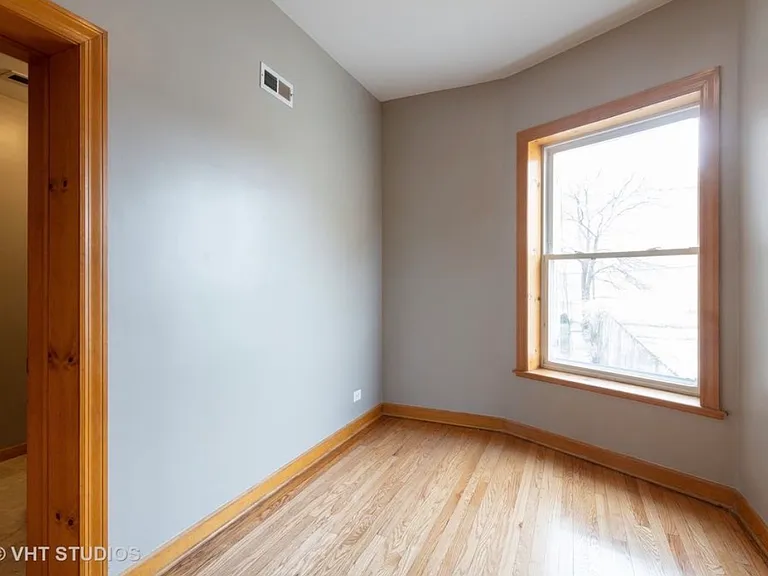 Closets have been installed in this room.