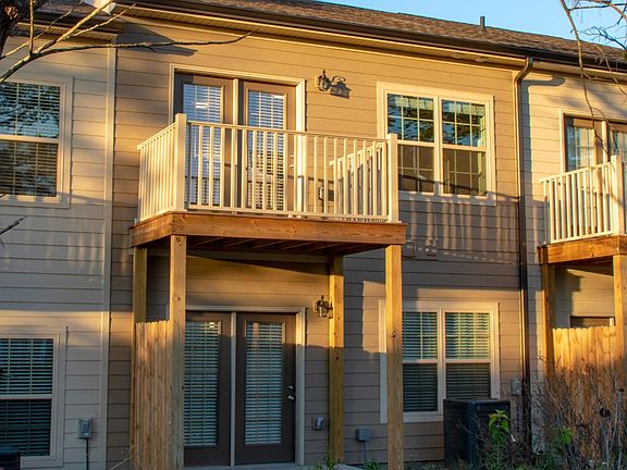 Back patio of townhouse