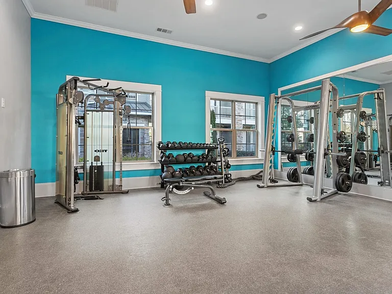 A fitness space that supports your strength routine