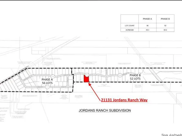 21131 Jordans Ranch Way LOT 6, San Antonio, TX 78264