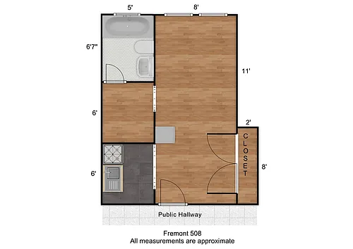 Floor plan Fremont 8s