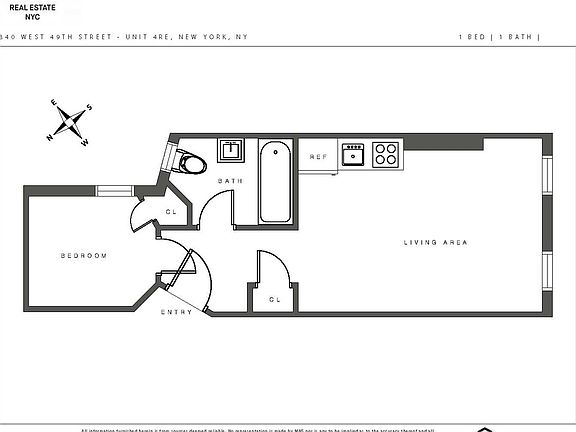 2nd image of 340 W 49th St #4RE2