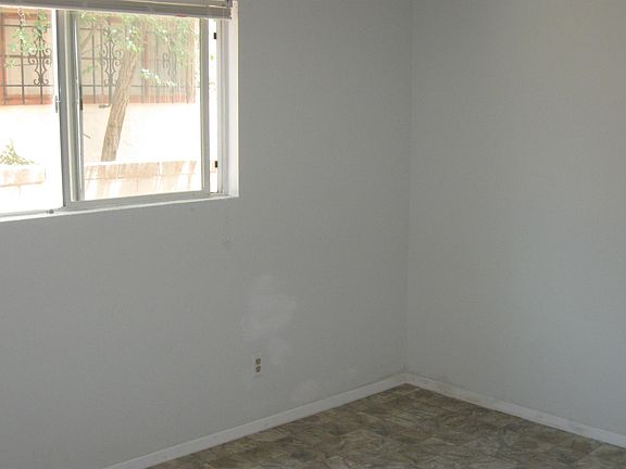 Well lighted bedroom