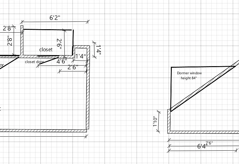 room 1 (2nd floor) dimension