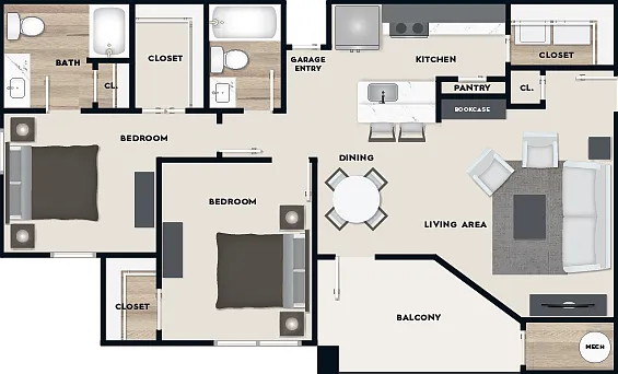 B2 Floorplan Layout B2 Floorplan Layout