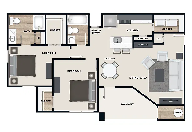 Floor plan B2
