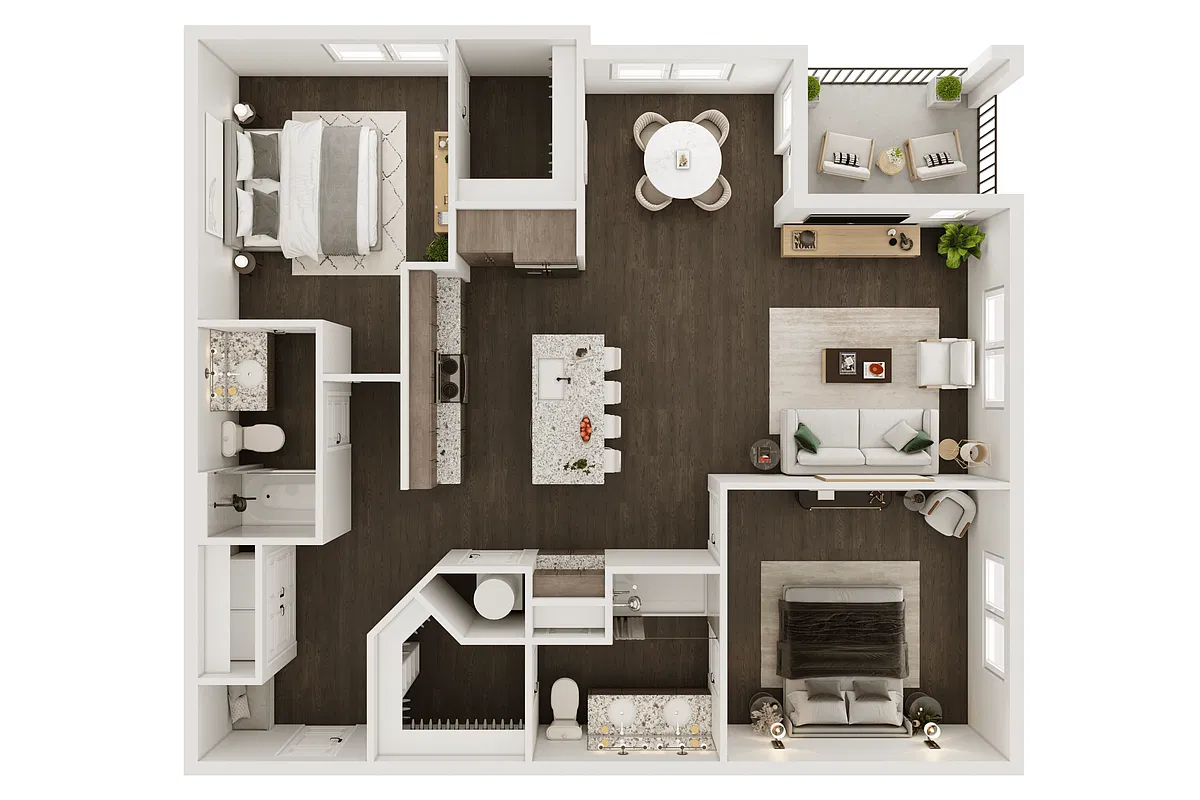 Floor plan B3