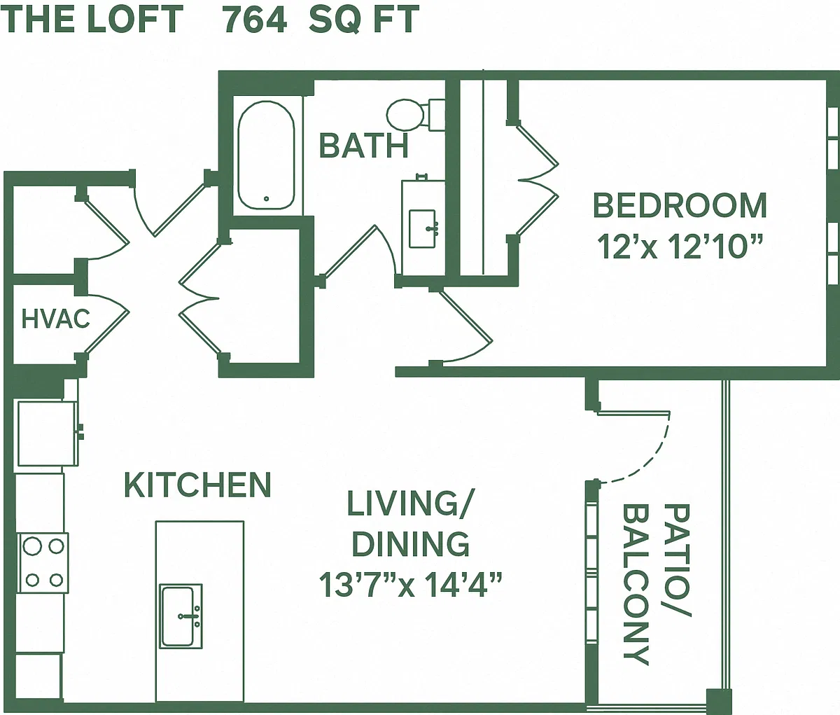 Floor plan Loft A2