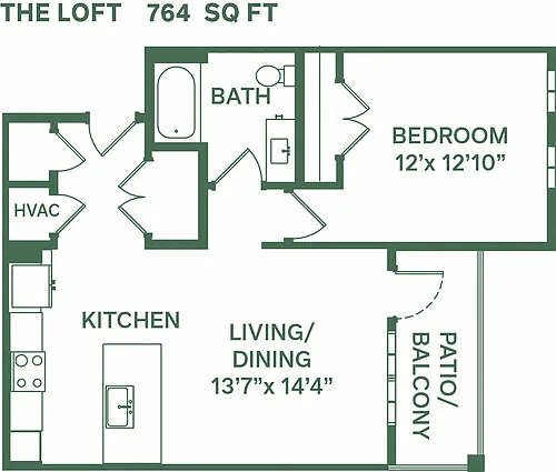 Floor plan Loft A2