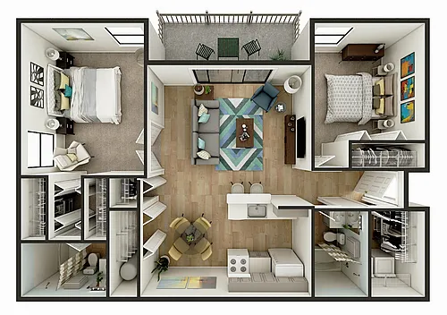 Floor plan Del Mar